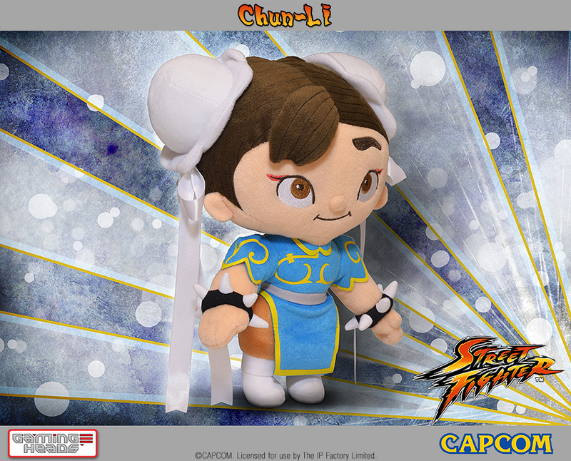 Illustration for article titled Poseable Street Fighter Plushies Have Some Epic Eyebrows